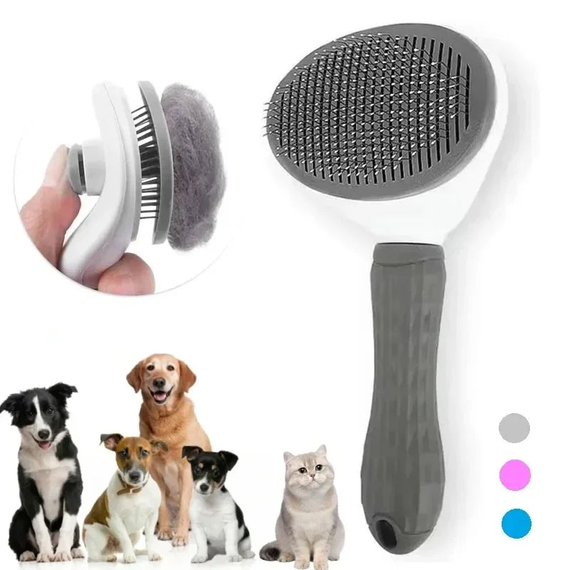 PawGlow™ Pet Hair Removal & Massage Brush